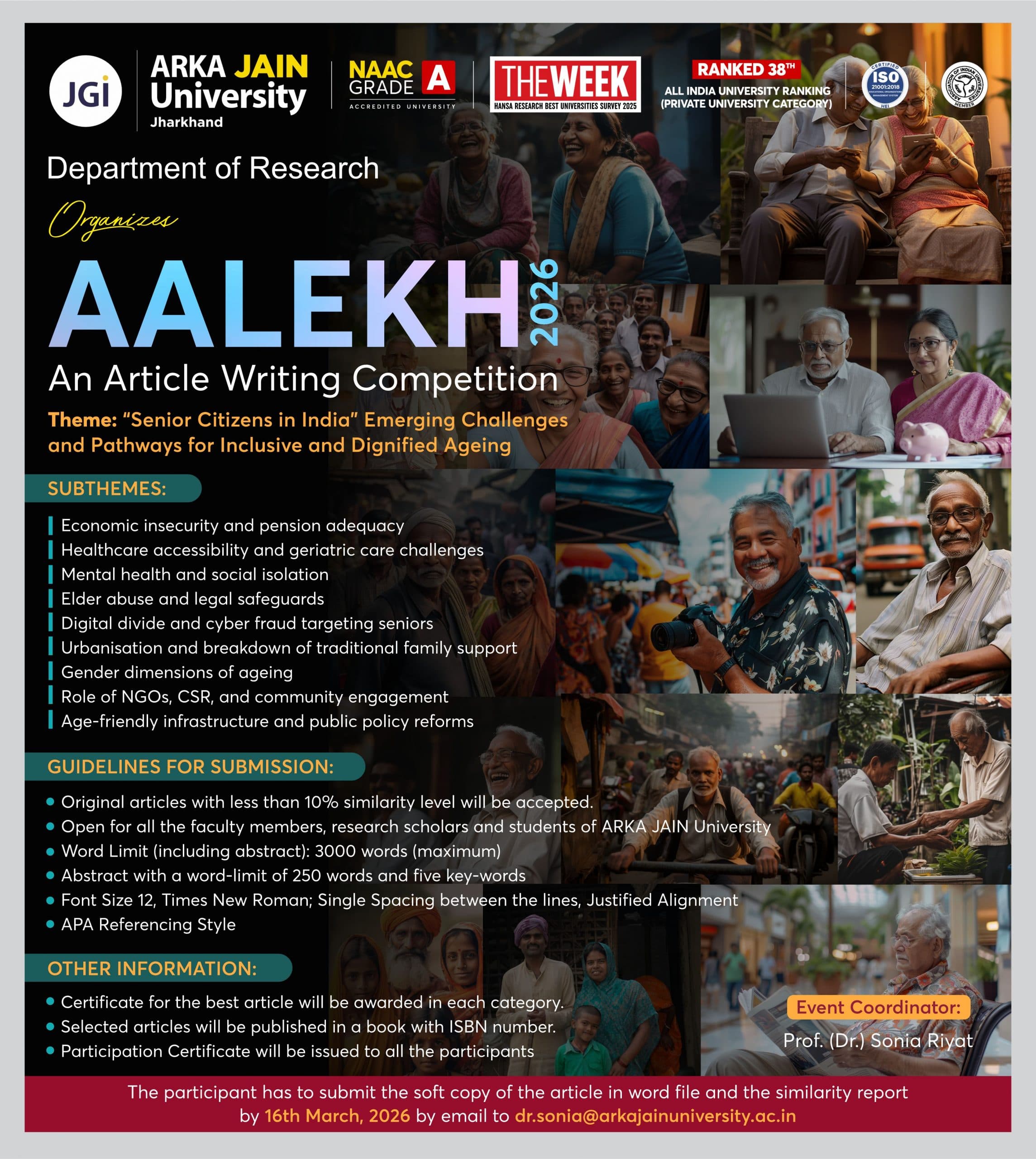 ‘Aalekh 2026’ Article Writing Competition.