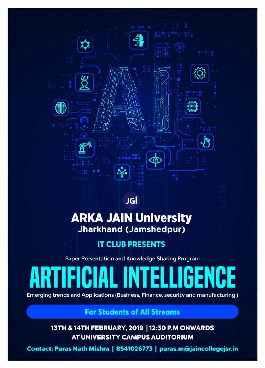 Artificial Intelligence 13th and 14th Feb 2019
