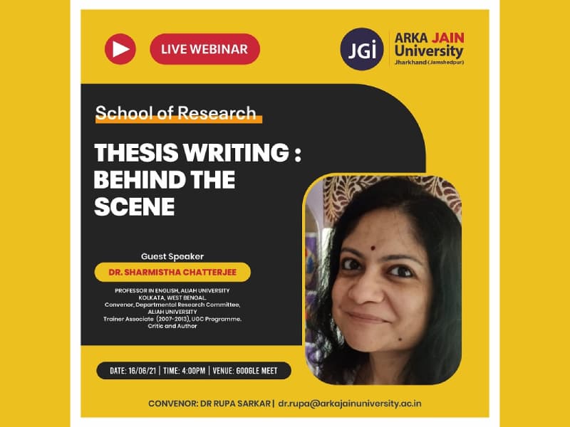 Thesis Writing : Behind The Scene