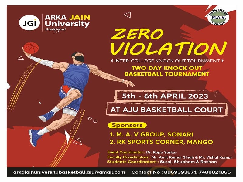 Zero Violation : Two-day Knock Out Basketball Tournament