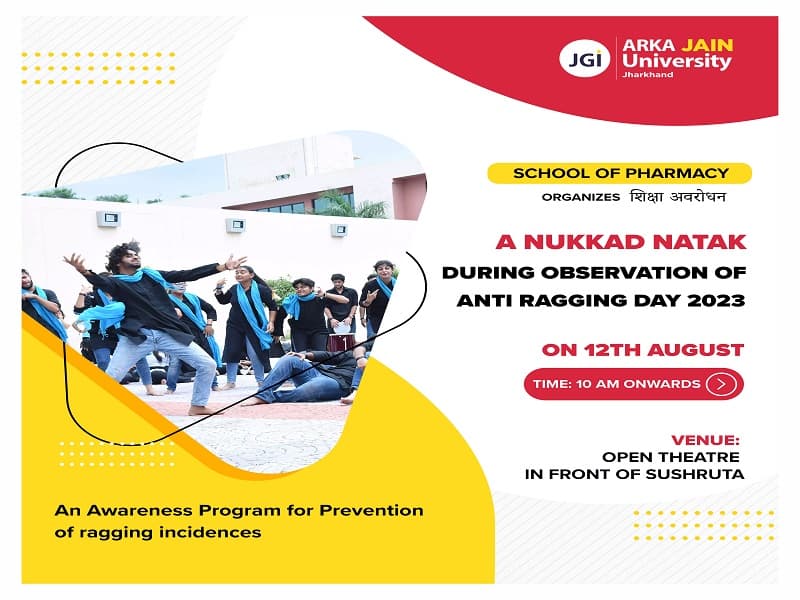 A Nukkad Natak During Observation of Anti-Ragging Day 2023