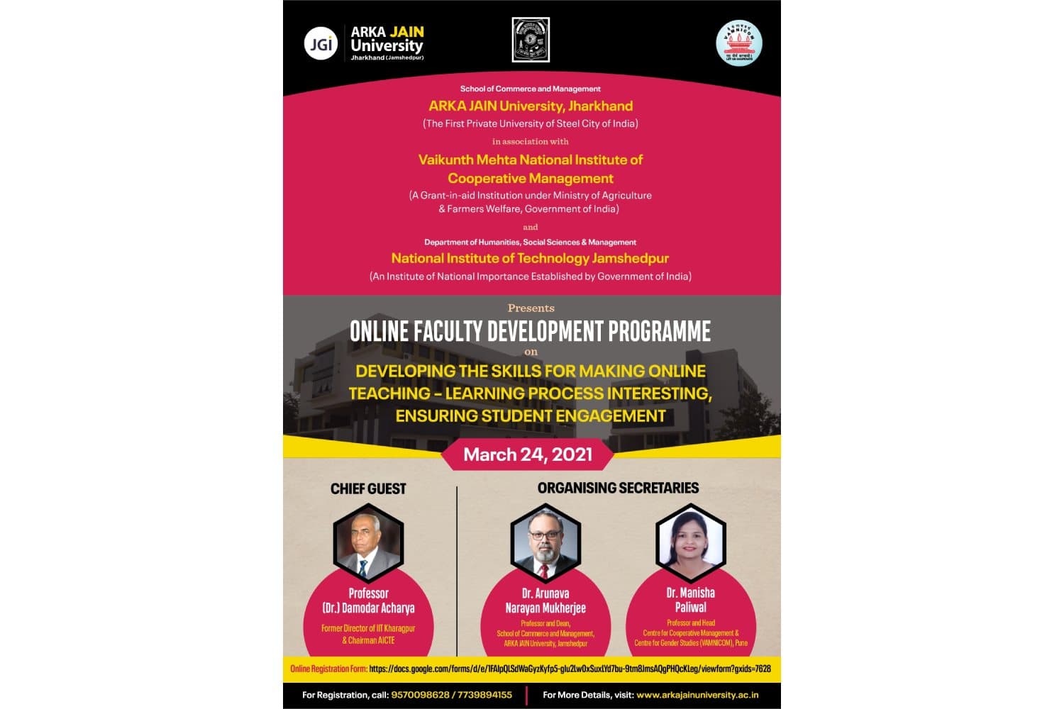 Online Faculty Development Programme.