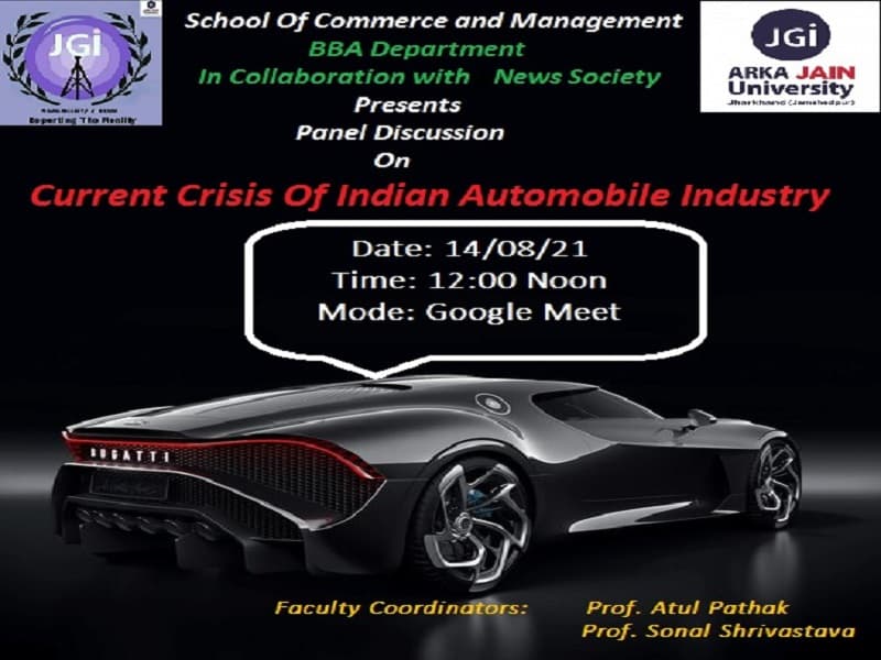 Panel Discussion On Current Crisis Of Indian Automobile Industry