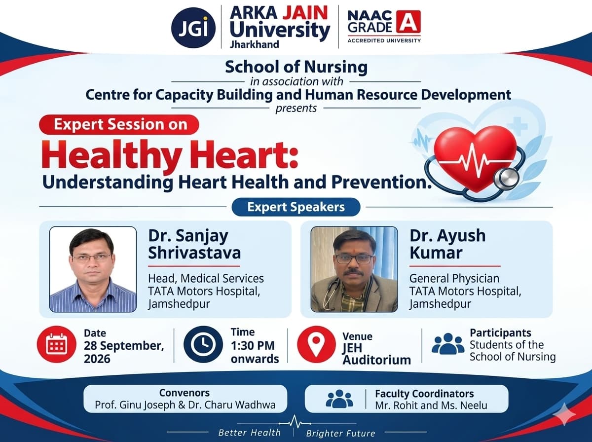 Expert Session on the Occasion of World Heart Day 2026.