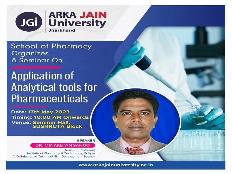 Seminar on Application of Analytical tools for Pharmaceuticals