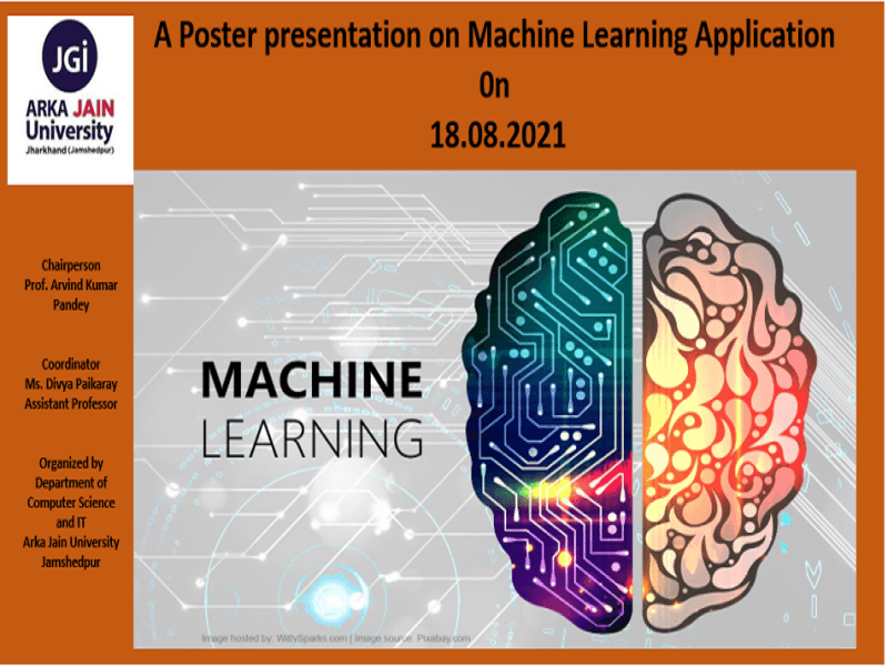 A Poster Presentation on Machine Learning Application