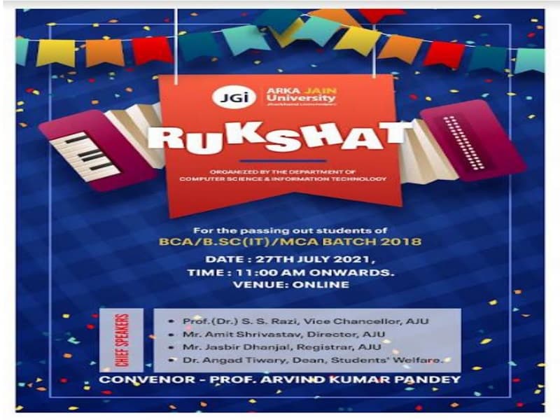 Rukshat-A Virtual Farewell