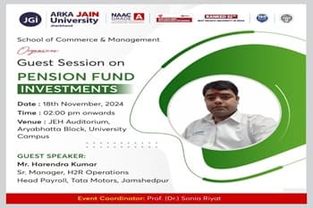 Guest Session on Pension Fund Investments