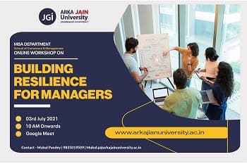 Workshop On Building Resilience for Managers