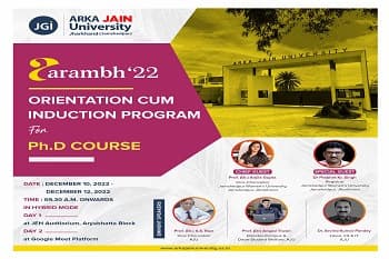 Aarambh 22 Ph.D Course