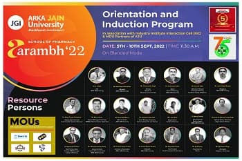 Orientation and Induction Program: School Of Pharmacy
