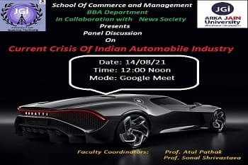 Panel Discussion On Current Crisis Of Indian Automobile Industry