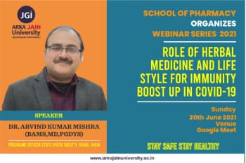 Role Of Herbal Medicine And Life Style for Immunity Boost up In Covid -19