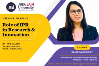 Role of IPR in Research & Innovation