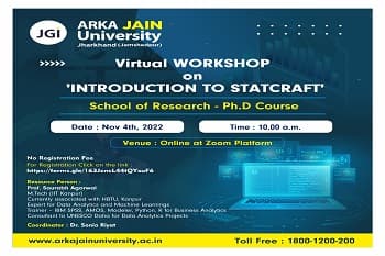 Virtual Workshop on Introduction to Statcraft