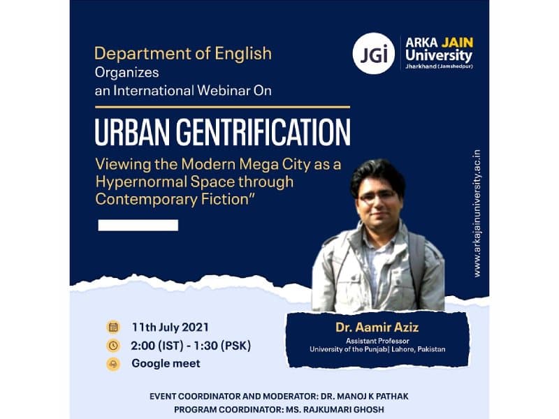 Webinar On Urban Gentrification