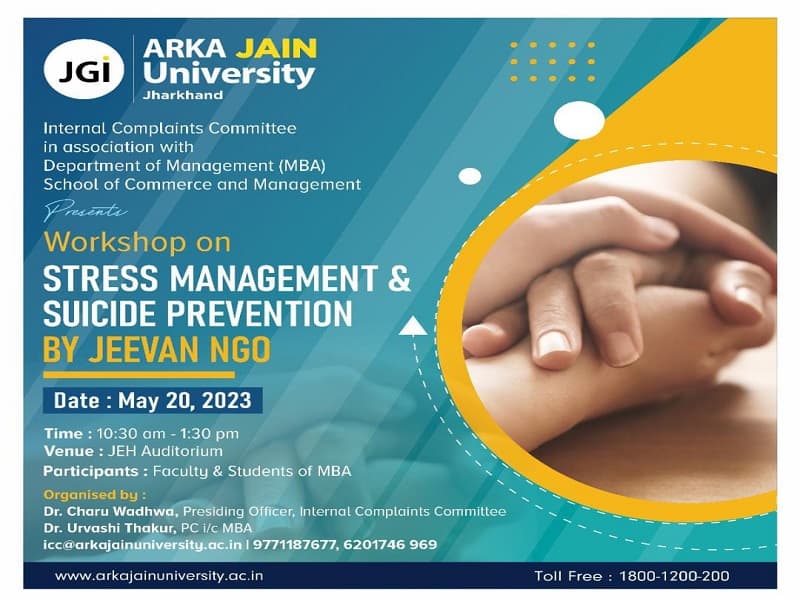 Workshop on Stress Management & Suicide Prevention By Jeevan NGO
