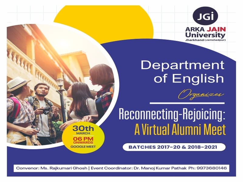 Reconnecting-Rejoicing: A Virtual Alumni Meet