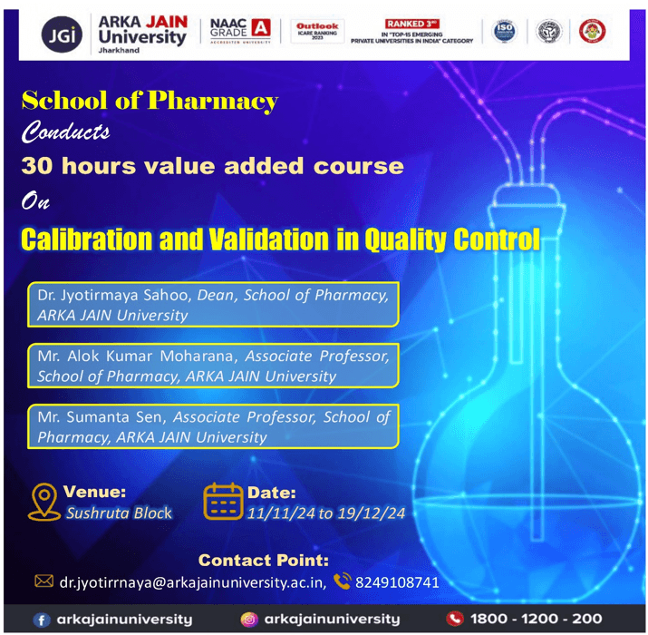 VAC on Calibration and Validation in Quality Control