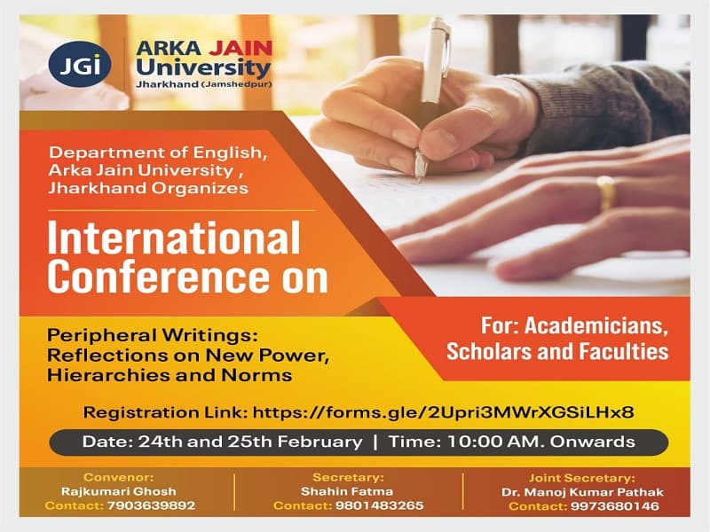 International Conference On Peripheral Writings : Reflections on New Power, Hierarchies And Norms