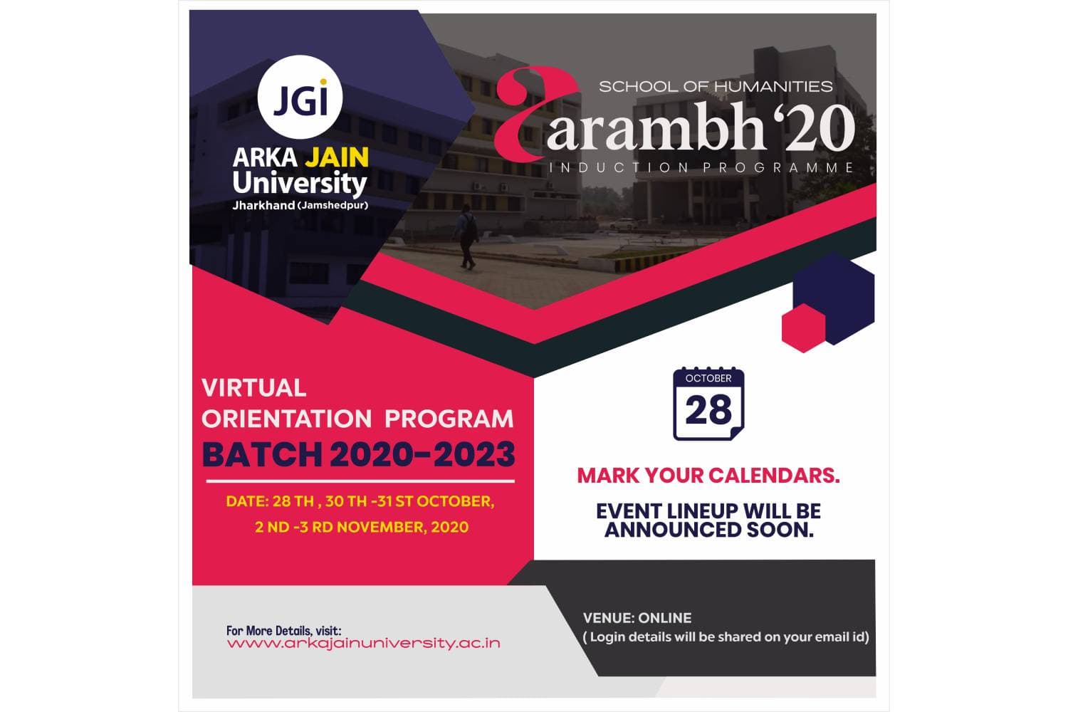 arambh 20 : INDUCTION PROGRAMME