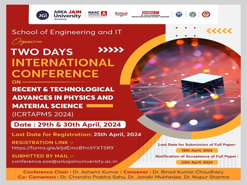 Recent & Technological Advances in Physics And Material Science