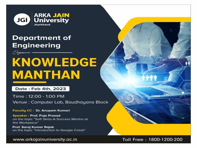Knowledge Manthan On Soft Skills-A Success Mantra At The Workplace