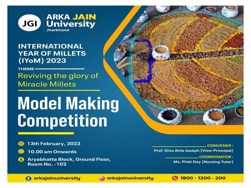 Reviving The Glory Of Miracle Millets : Model Making Competition