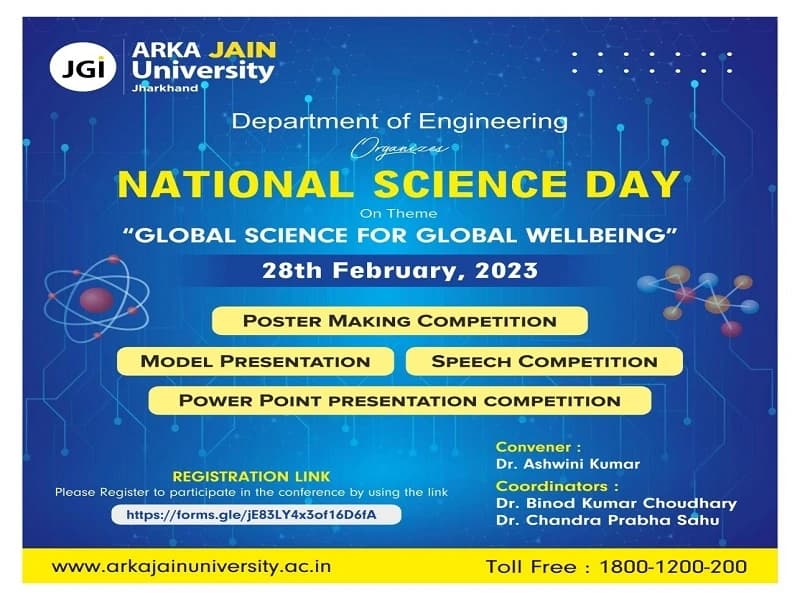 National Science Day 2023 “Global Science for Global Wellbeing”