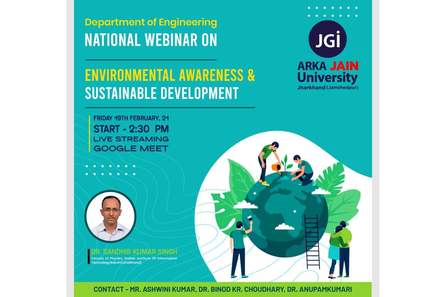 National Webinar On Environmental Awareness & Sustainable Development.