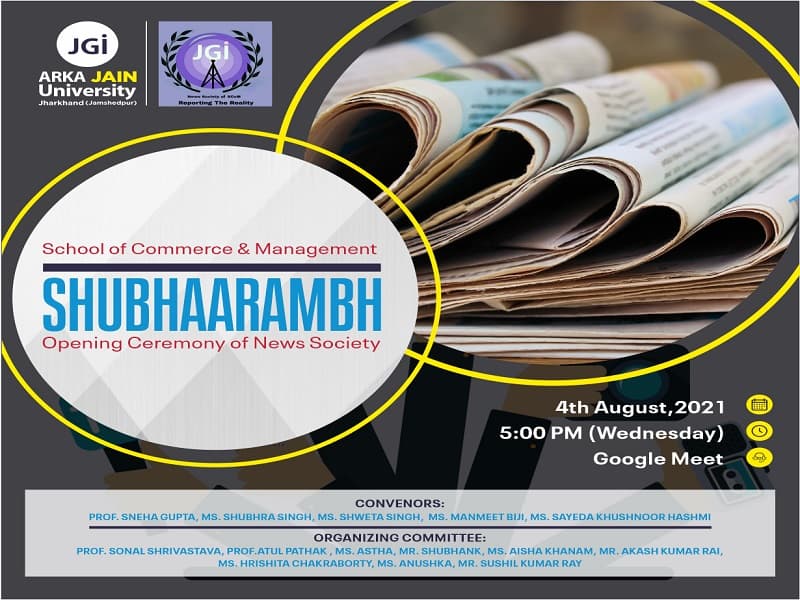 Shubhaarambh – Opening ceremony of News Society