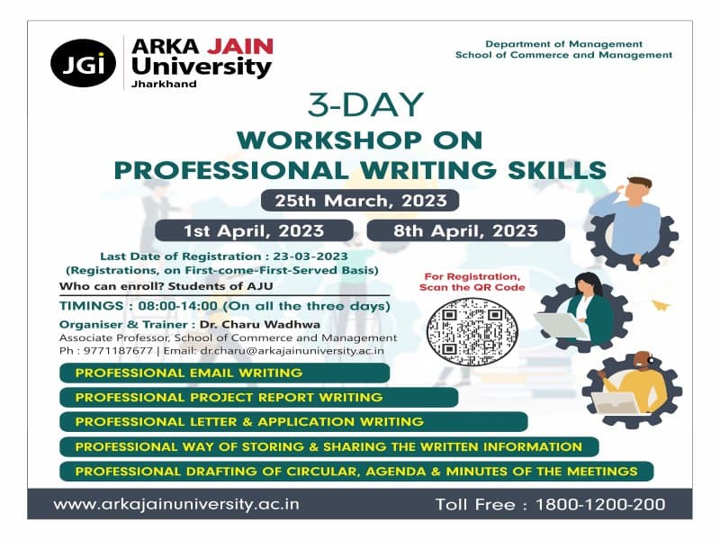 Workshop On Professional Writing Skills