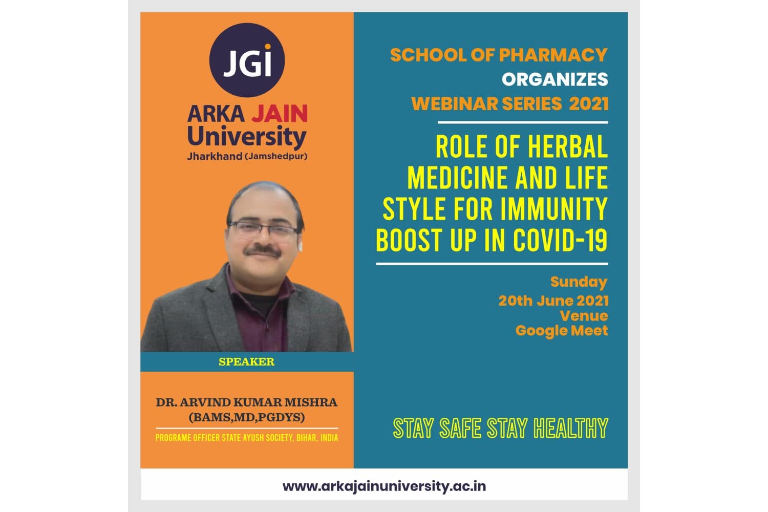 Role Of Herbal Medicine And Life Style for Immunity Boost up In Covid -19
