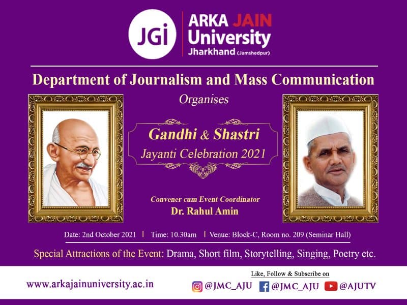 Gandhi & Shastri Jayanti Celebration