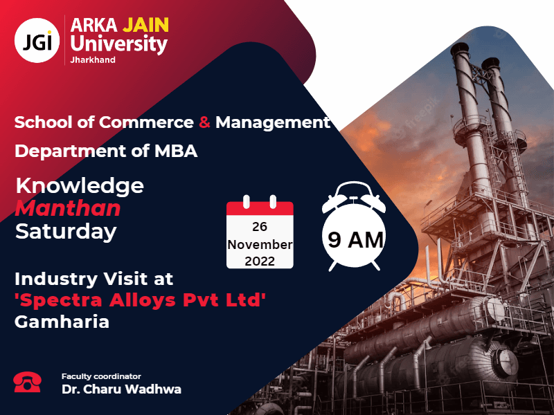 KMS : Industry Visit at Spectra Alloy Pvt Ltd Gamharia