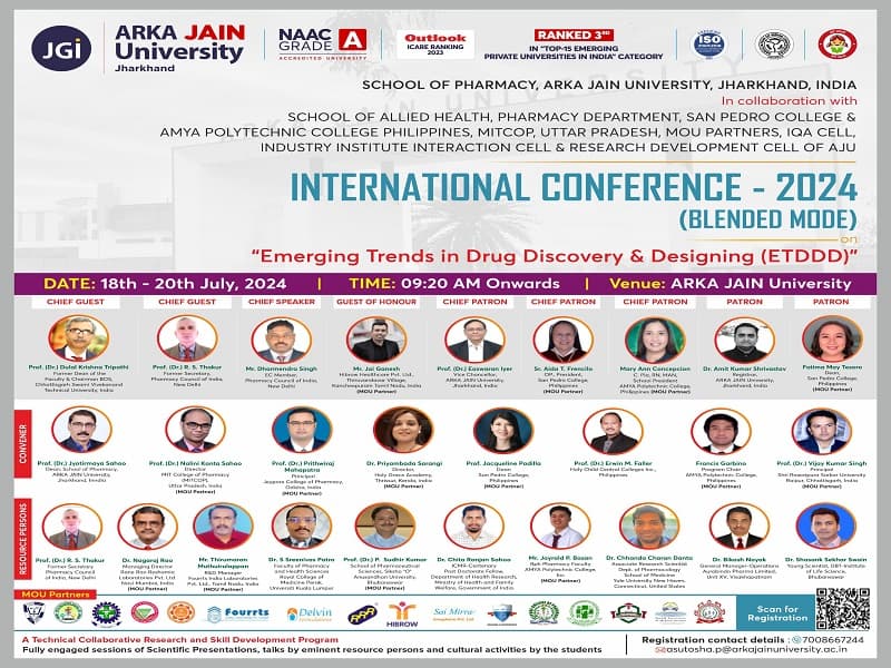 International Conference in Emerging Trends in Drug Discovery & Designing (ETDDD)