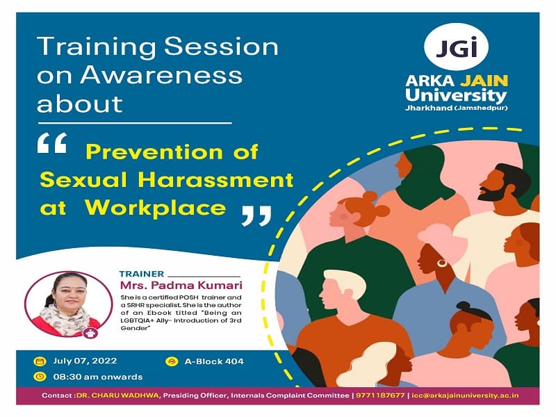 Prevention of Sexual Harassment At Workplace