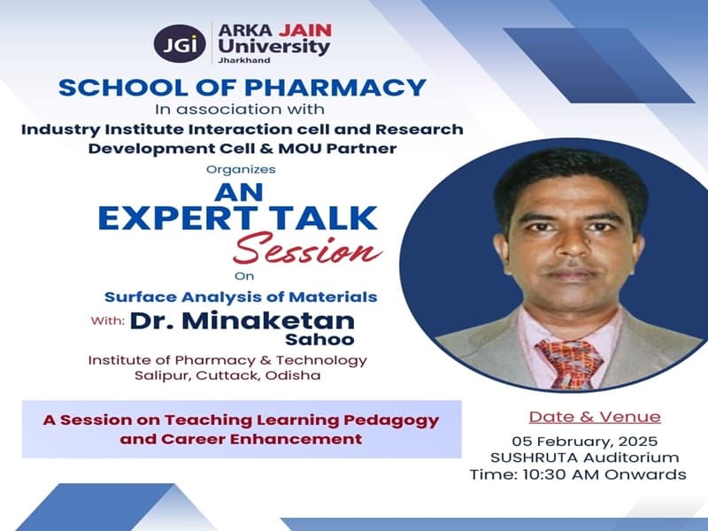 Expert Talk on Surface Analysis of Materials