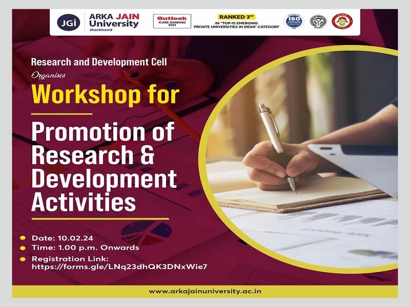 Promotion of Research & Development Activities