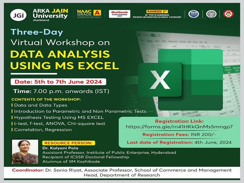 Data Analysis Using Ms Excel