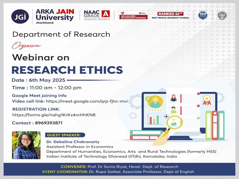 Webinar on Research Ethics