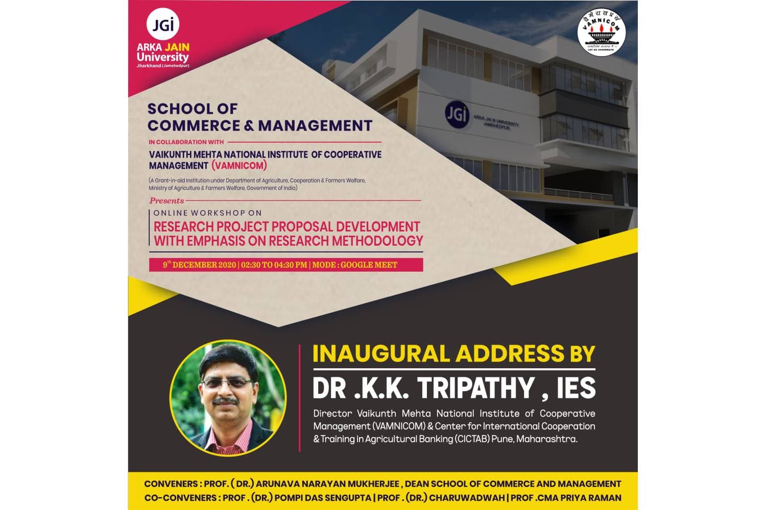 Research Methodology Online Workshop Inaugural Address