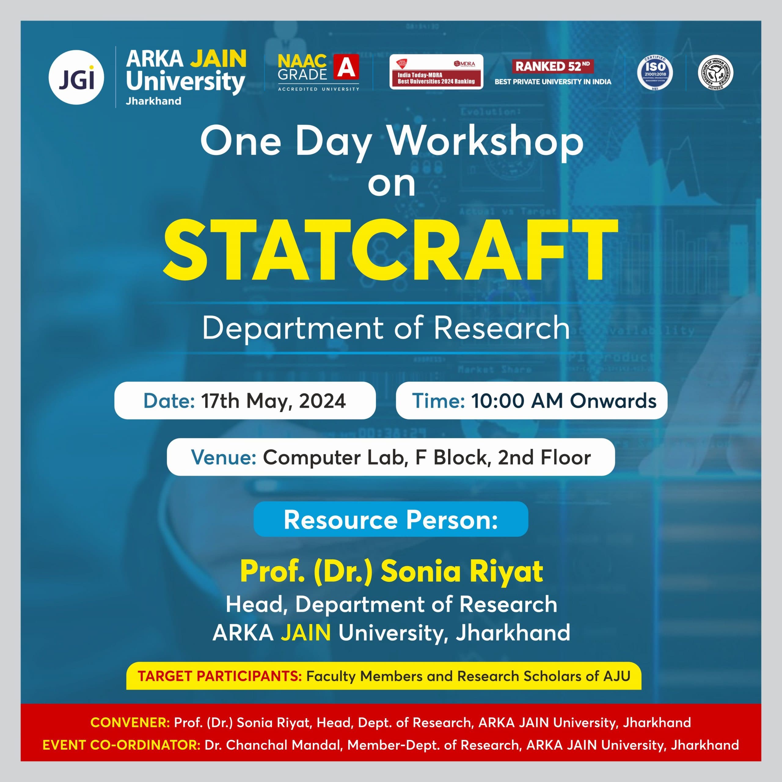 WorkShop on StatCraft