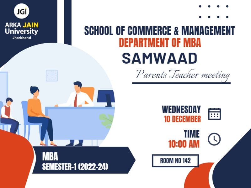 Samwaad : Parents-Teacher Meeting MBA