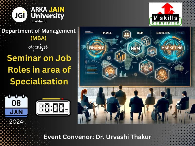 Seminar on Job Roles In Area of Specialisation