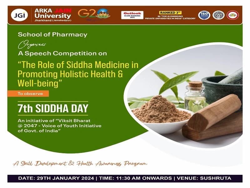 Speech Competition on the Role of Siddha Medicine