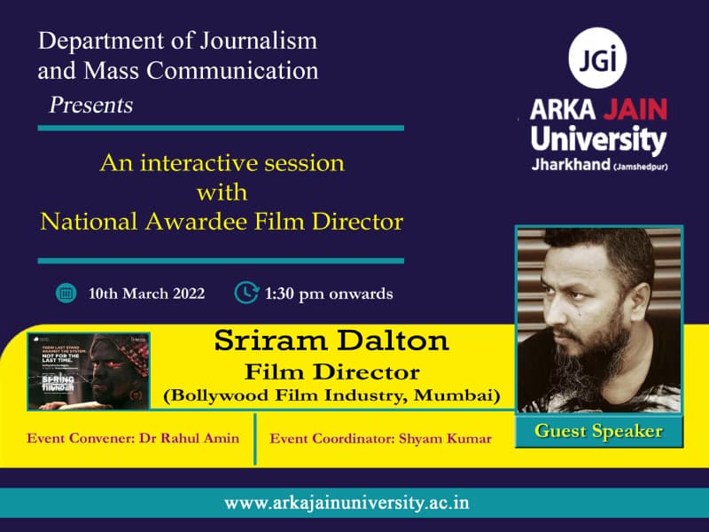 An Interactive Session With National Awardee Film Director