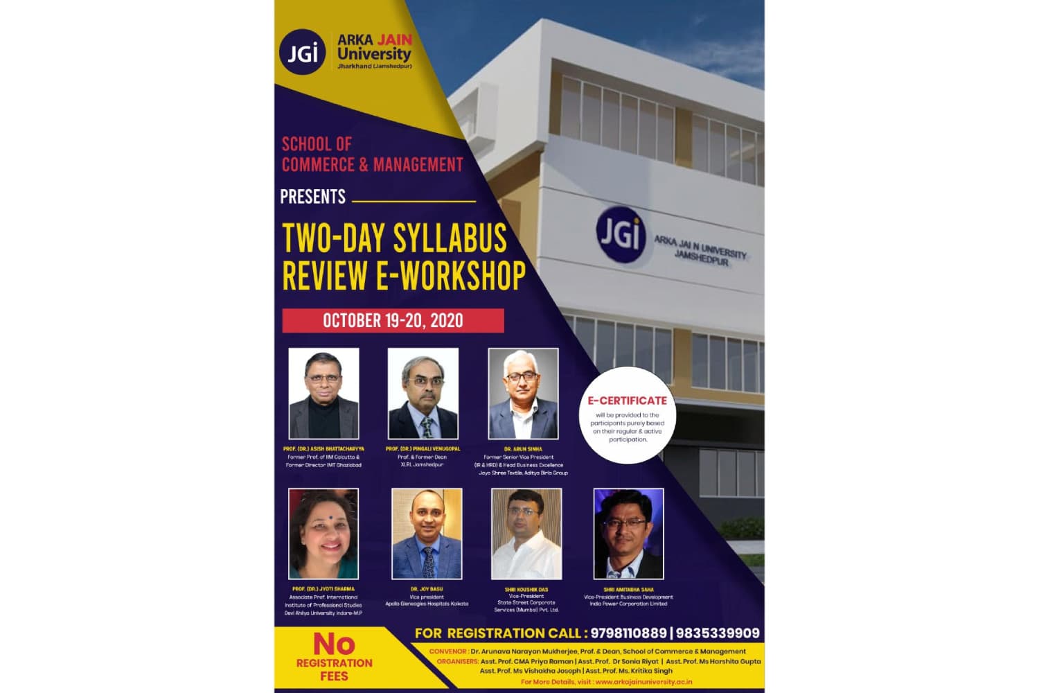 “Two Day Syllabus Review E Workshop”