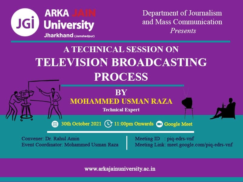 A Technical Session on Television Broadcasting Process