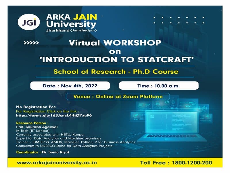 Virtual Workshop on Introduction to Statcraft
